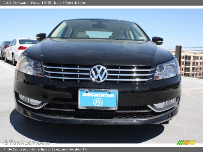 Black / Cornsilk Beige 2013 Volkswagen Passat TDI SE