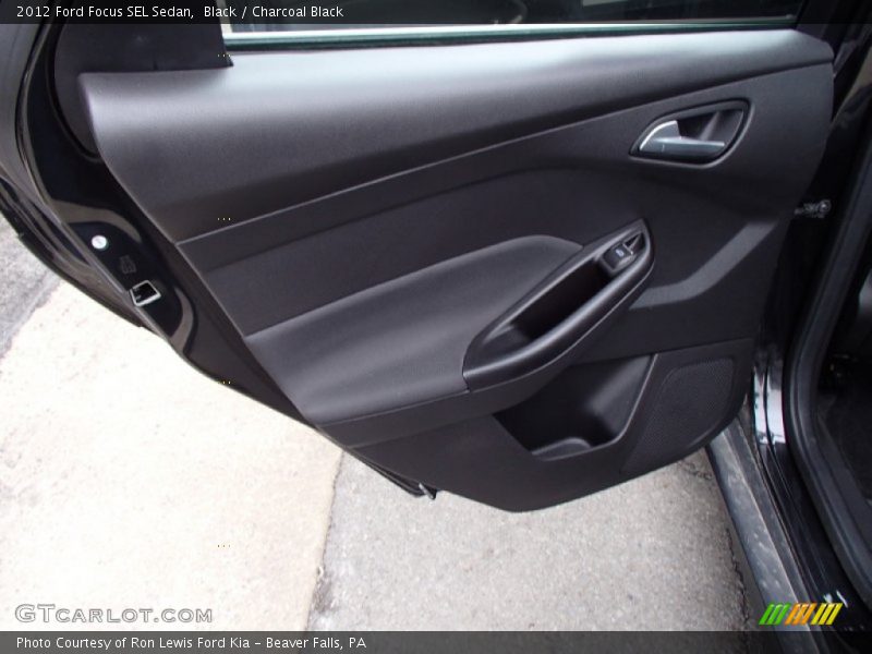 Black / Charcoal Black 2012 Ford Focus SEL Sedan