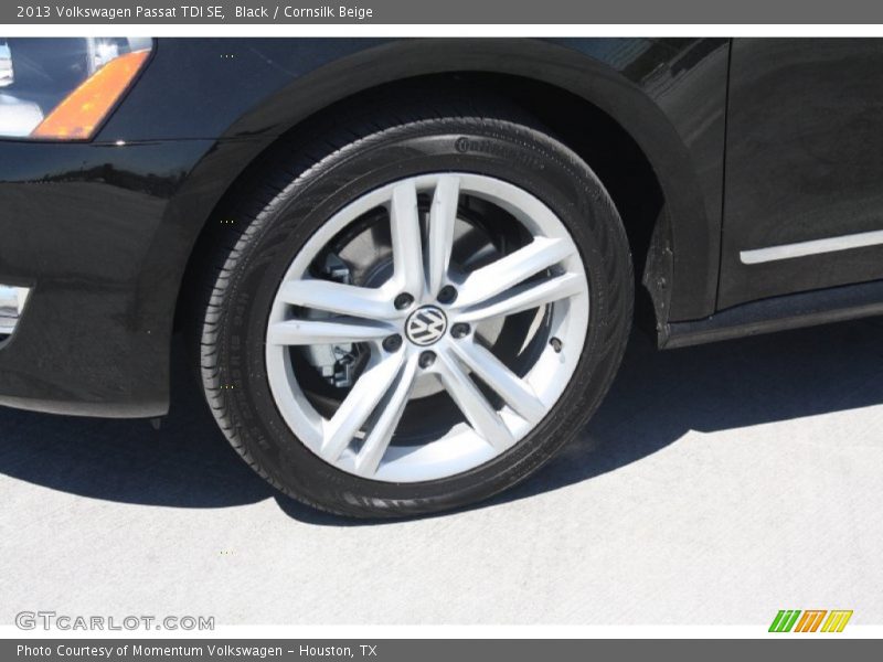 Black / Cornsilk Beige 2013 Volkswagen Passat TDI SE