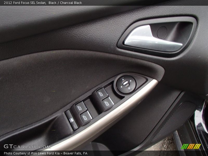 Black / Charcoal Black 2012 Ford Focus SEL Sedan