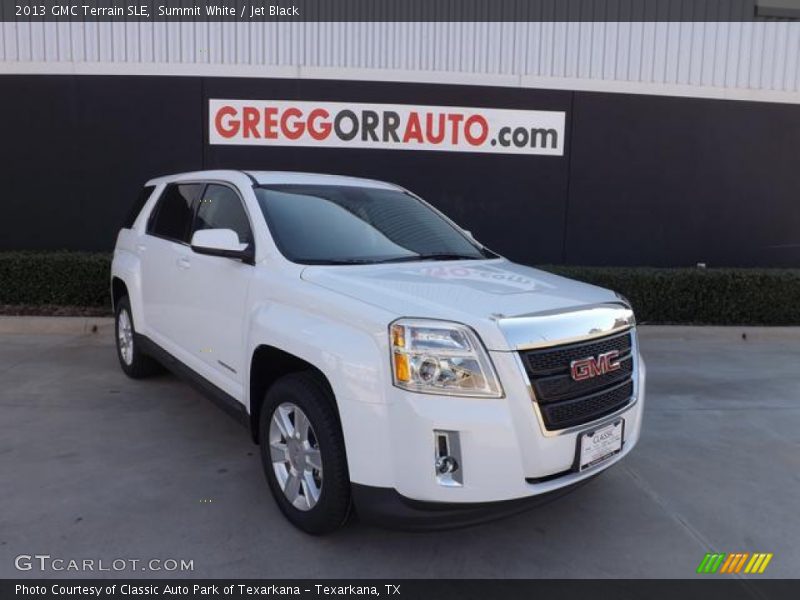 Summit White / Jet Black 2013 GMC Terrain SLE