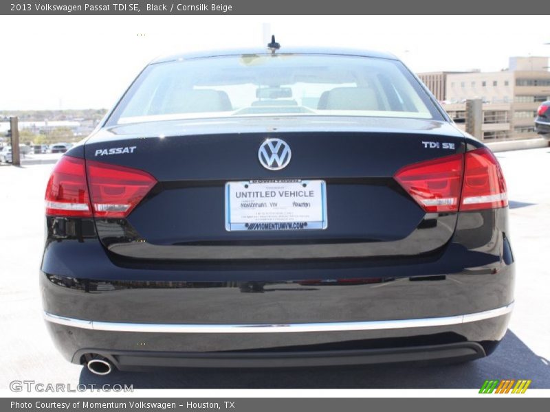 Black / Cornsilk Beige 2013 Volkswagen Passat TDI SE