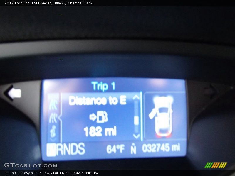 Black / Charcoal Black 2012 Ford Focus SEL Sedan