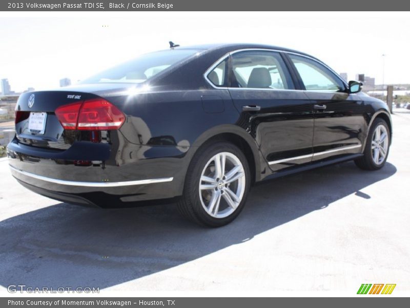 Black / Cornsilk Beige 2013 Volkswagen Passat TDI SE