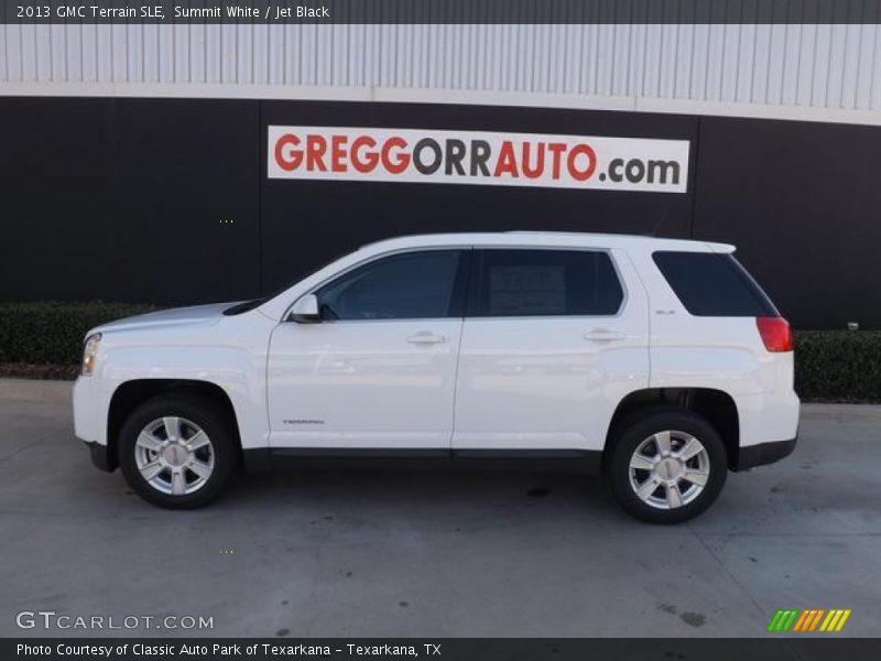 Summit White / Jet Black 2013 GMC Terrain SLE