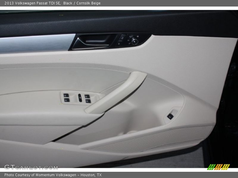 Black / Cornsilk Beige 2013 Volkswagen Passat TDI SE