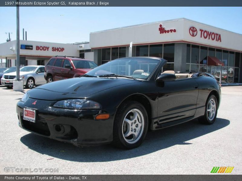Kalapana Black / Beige 1997 Mitsubishi Eclipse Spyder GS