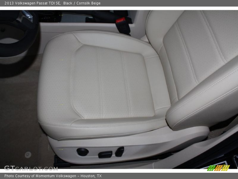 Black / Cornsilk Beige 2013 Volkswagen Passat TDI SE