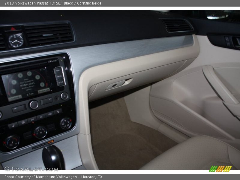 Black / Cornsilk Beige 2013 Volkswagen Passat TDI SE
