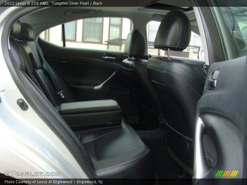 Tungsten Silver Pearl / Black 2012 Lexus IS 250 AWD
