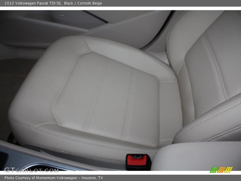 Black / Cornsilk Beige 2013 Volkswagen Passat TDI SE