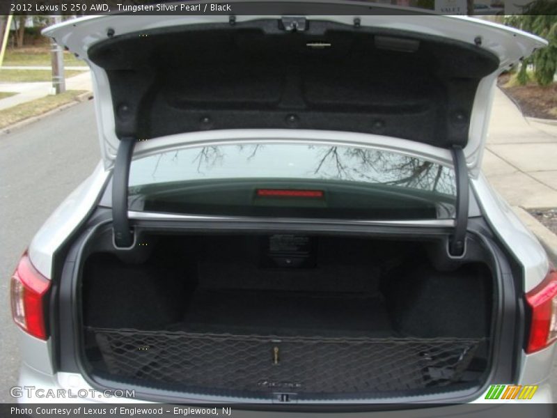 Tungsten Silver Pearl / Black 2012 Lexus IS 250 AWD