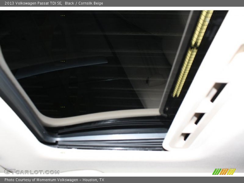 Black / Cornsilk Beige 2013 Volkswagen Passat TDI SE