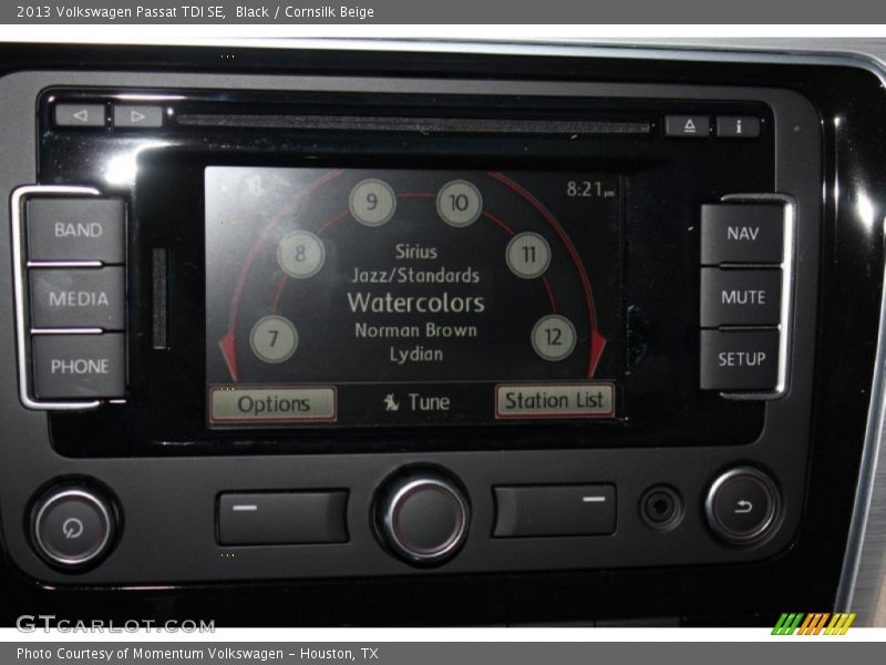 Black / Cornsilk Beige 2013 Volkswagen Passat TDI SE
