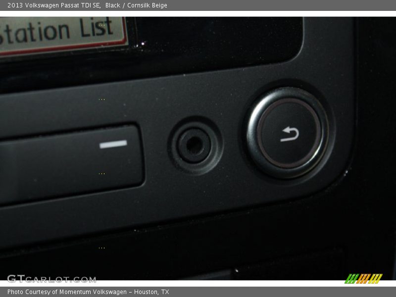 Black / Cornsilk Beige 2013 Volkswagen Passat TDI SE