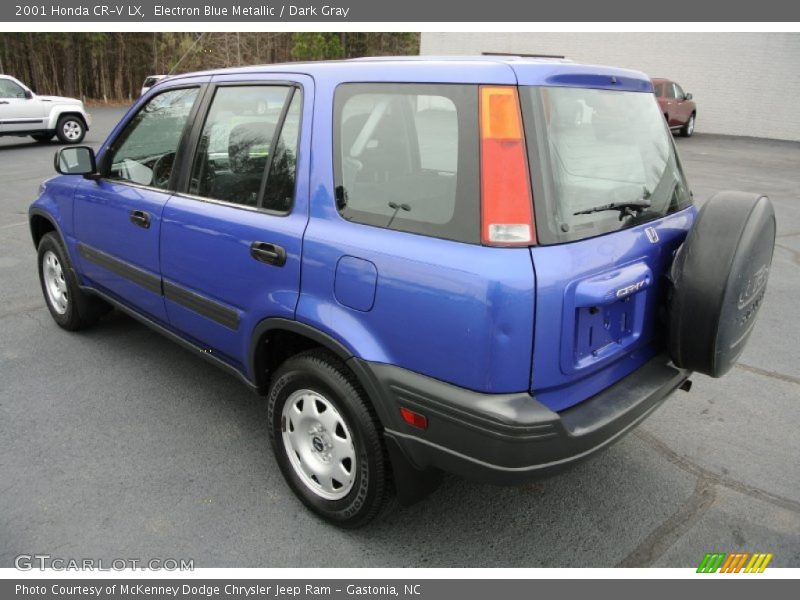Electron Blue Metallic / Dark Gray 2001 Honda CR-V LX