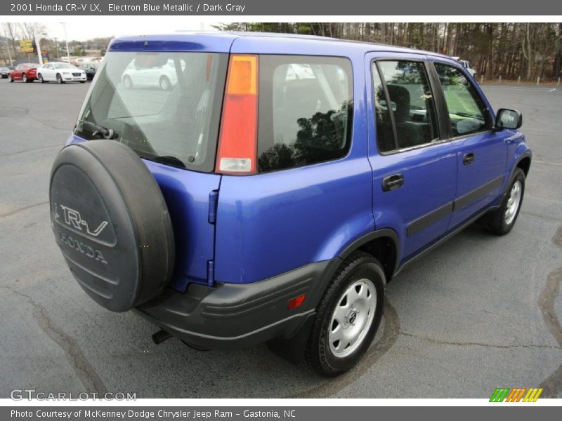 Electron Blue Metallic / Dark Gray 2001 Honda CR-V LX