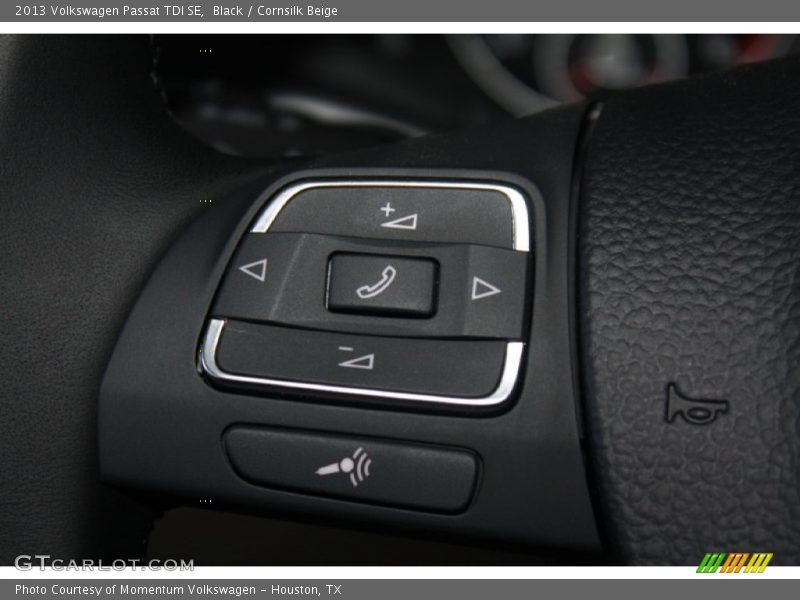Black / Cornsilk Beige 2013 Volkswagen Passat TDI SE