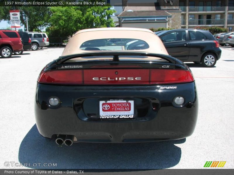 Kalapana Black / Beige 1997 Mitsubishi Eclipse Spyder GS