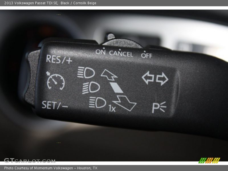 Black / Cornsilk Beige 2013 Volkswagen Passat TDI SE