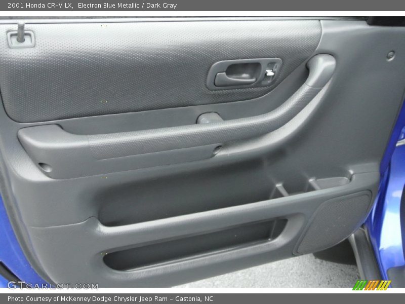 Electron Blue Metallic / Dark Gray 2001 Honda CR-V LX