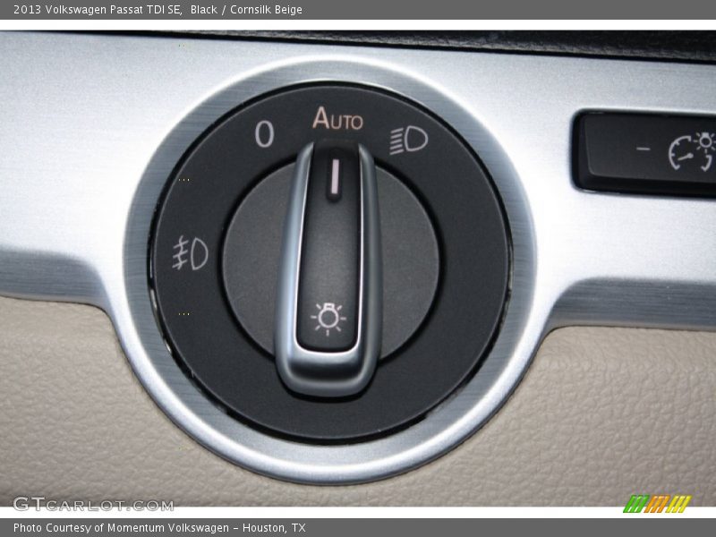 Black / Cornsilk Beige 2013 Volkswagen Passat TDI SE