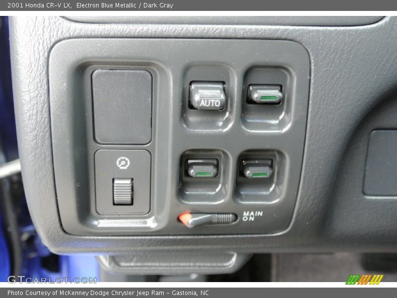 Controls of 2001 CR-V LX