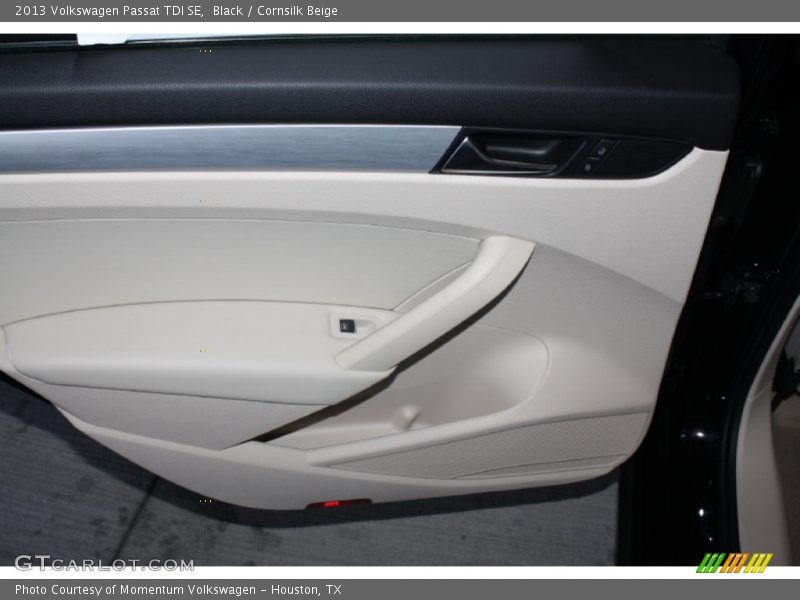 Black / Cornsilk Beige 2013 Volkswagen Passat TDI SE