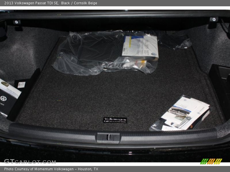 Black / Cornsilk Beige 2013 Volkswagen Passat TDI SE