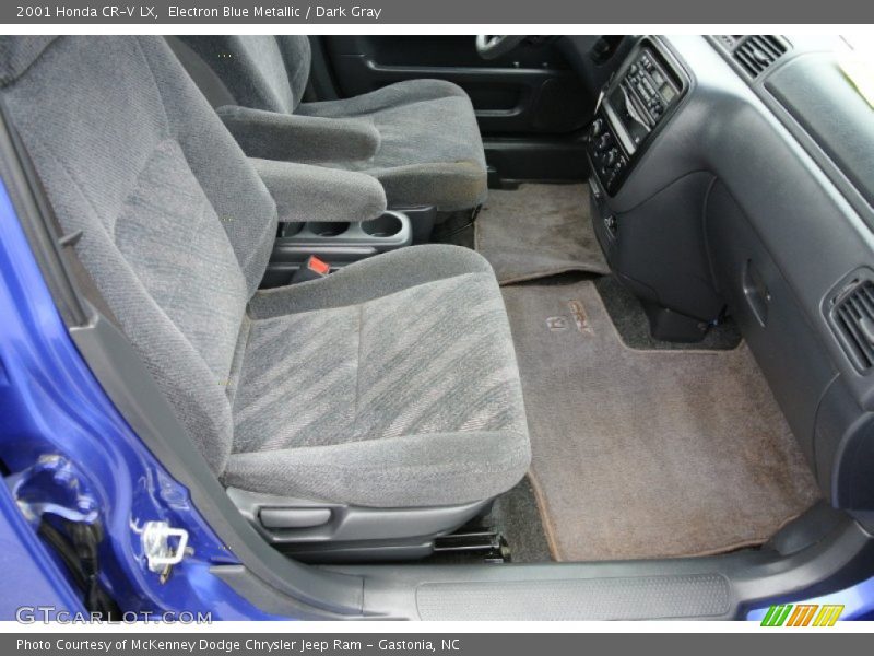 Electron Blue Metallic / Dark Gray 2001 Honda CR-V LX
