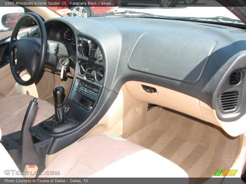 Kalapana Black / Beige 1997 Mitsubishi Eclipse Spyder GS