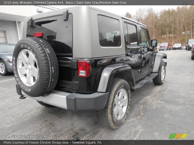 Black / Dark Slate Gray/Medium Slate Gray 2010 Jeep Wrangler Unlimited Sahara 4x4