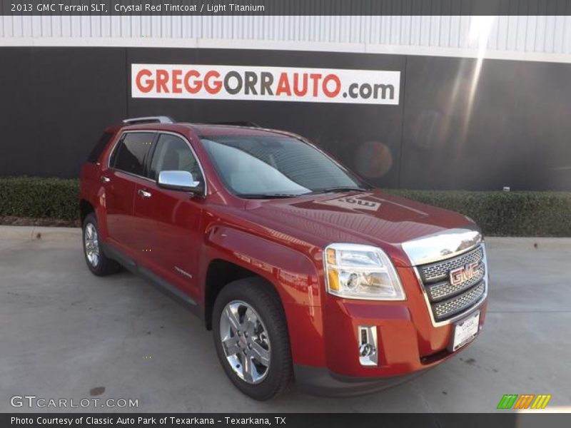 Crystal Red Tintcoat / Light Titanium 2013 GMC Terrain SLT