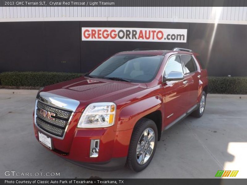 Crystal Red Tintcoat / Light Titanium 2013 GMC Terrain SLT