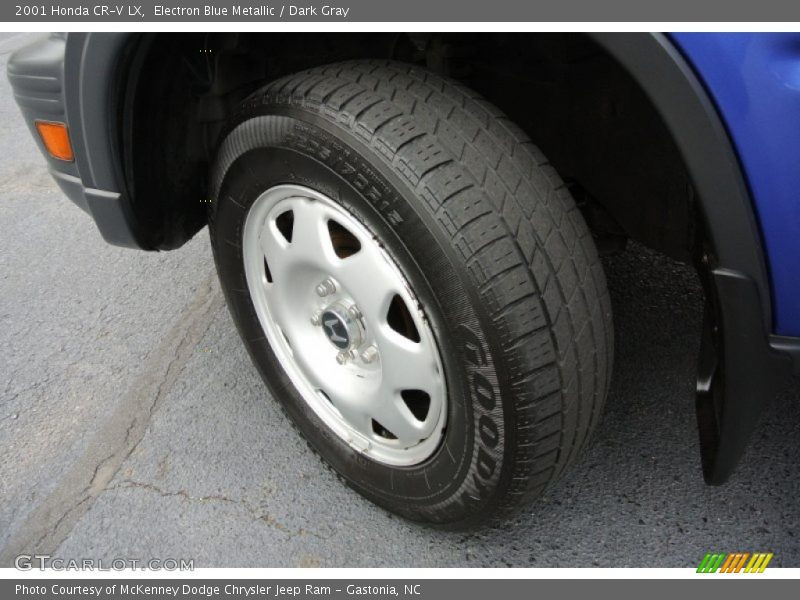 Electron Blue Metallic / Dark Gray 2001 Honda CR-V LX