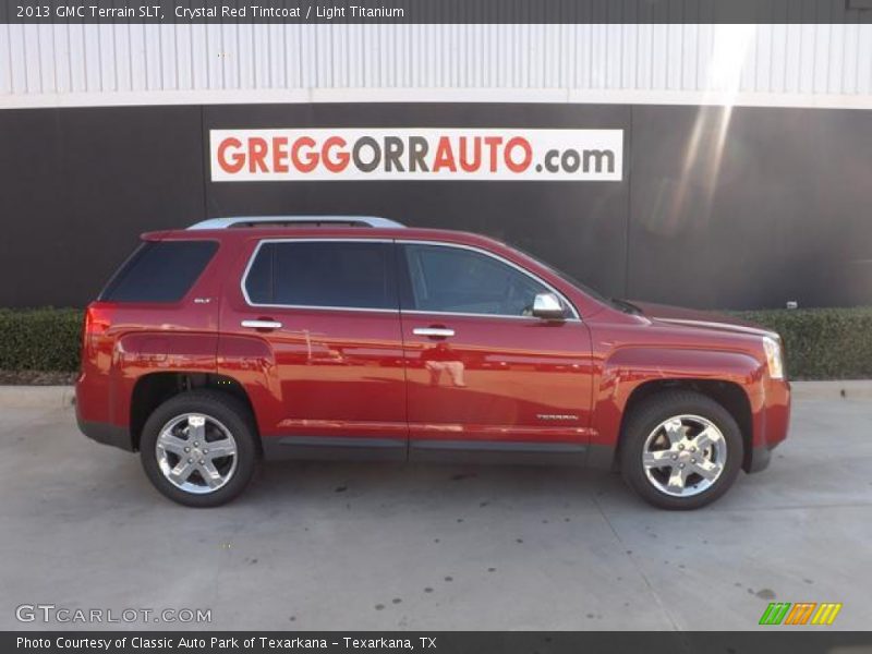 Crystal Red Tintcoat / Light Titanium 2013 GMC Terrain SLT