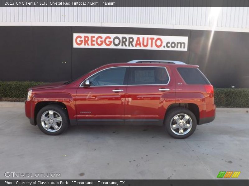 Crystal Red Tintcoat / Light Titanium 2013 GMC Terrain SLT