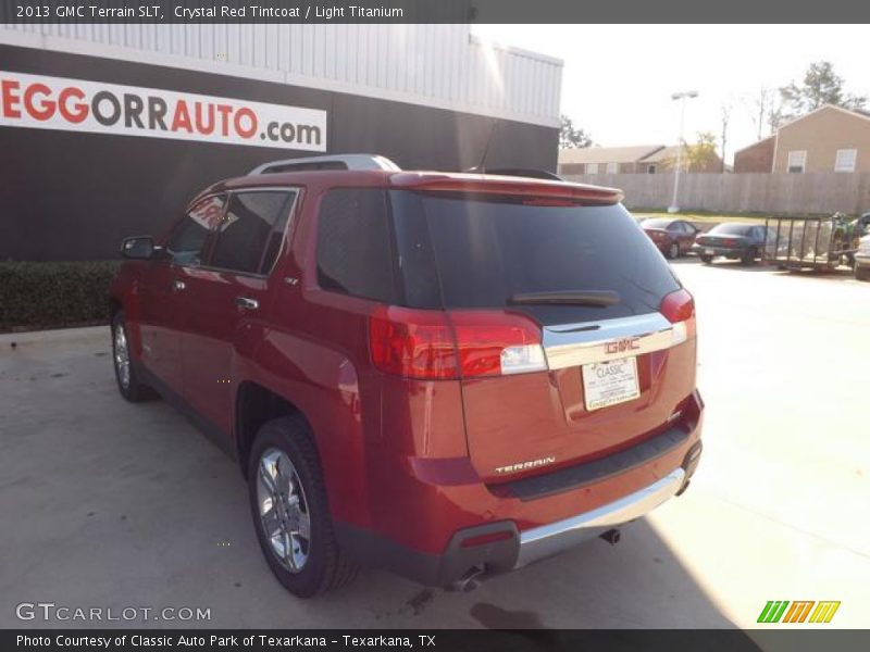Crystal Red Tintcoat / Light Titanium 2013 GMC Terrain SLT