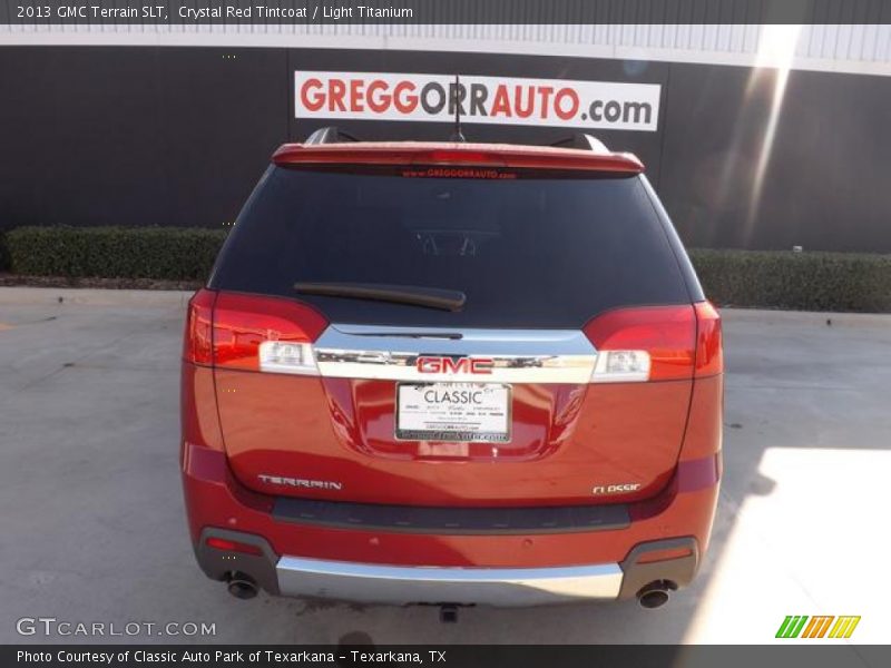 Crystal Red Tintcoat / Light Titanium 2013 GMC Terrain SLT