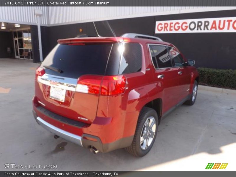 Crystal Red Tintcoat / Light Titanium 2013 GMC Terrain SLT