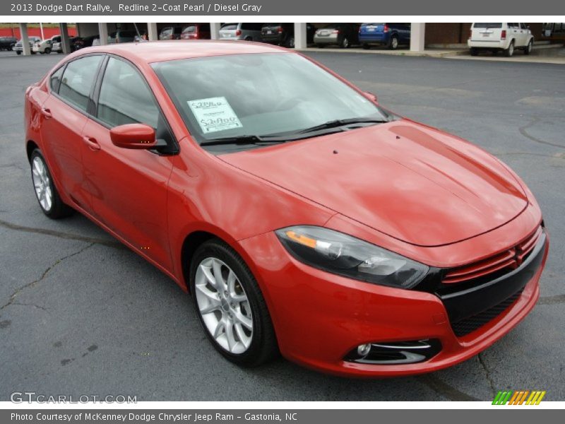 Front 3/4 View of 2013 Dart Rallye