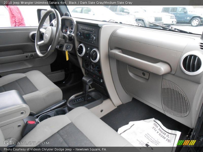 Black / Dark Slate Gray/Medium Slate Gray 2010 Jeep Wrangler Unlimited Sahara 4x4