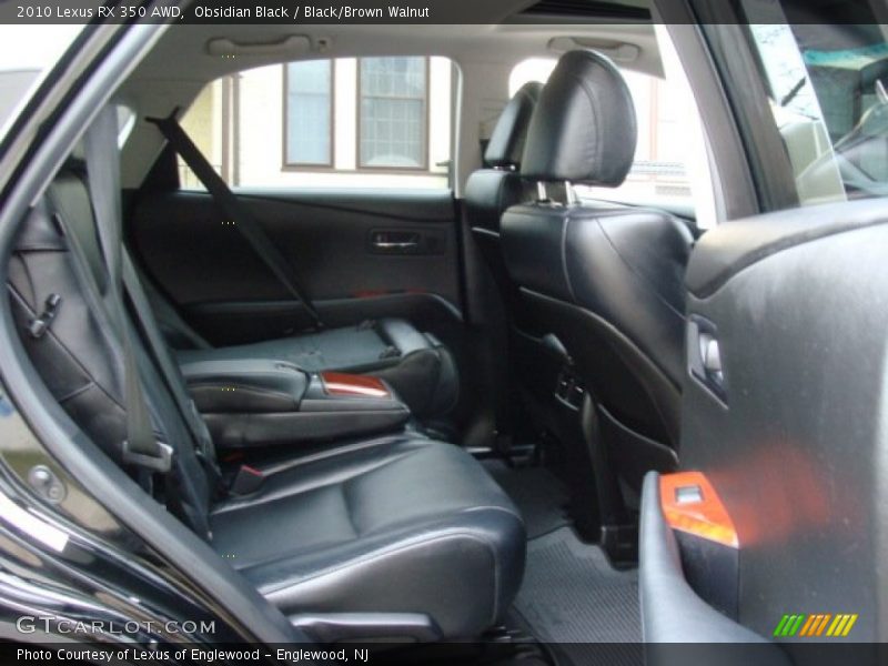 Obsidian Black / Black/Brown Walnut 2010 Lexus RX 350 AWD