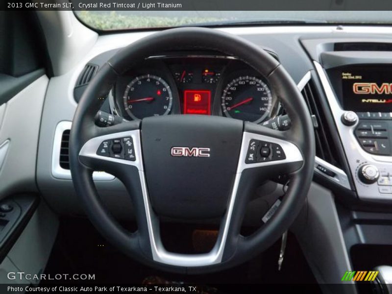 Crystal Red Tintcoat / Light Titanium 2013 GMC Terrain SLT