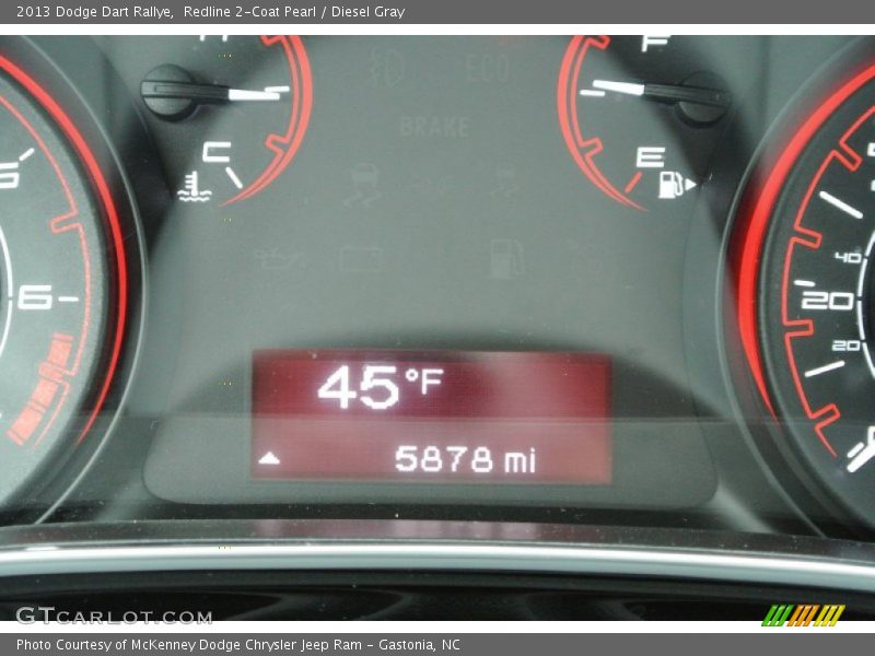 Redline 2-Coat Pearl / Diesel Gray 2013 Dodge Dart Rallye