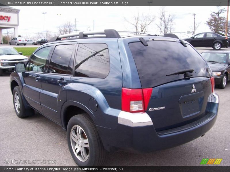 Torched Steel Blue Pearl / Sandblast Beige 2004 Mitsubishi Endeavor XLS