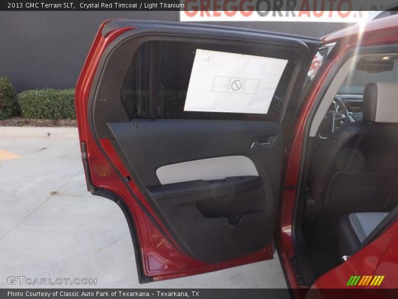 Crystal Red Tintcoat / Light Titanium 2013 GMC Terrain SLT