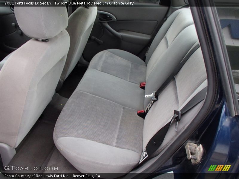 Twilight Blue Metallic / Medium Graphite Grey 2001 Ford Focus LX Sedan