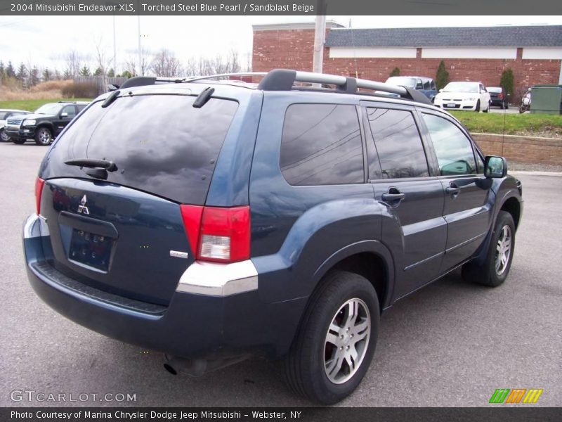 Torched Steel Blue Pearl / Sandblast Beige 2004 Mitsubishi Endeavor XLS