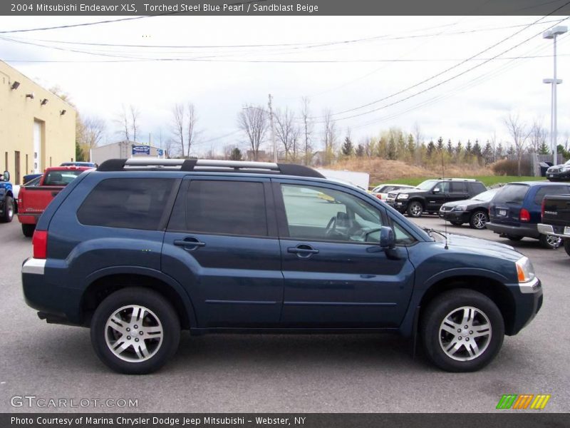 Torched Steel Blue Pearl / Sandblast Beige 2004 Mitsubishi Endeavor XLS